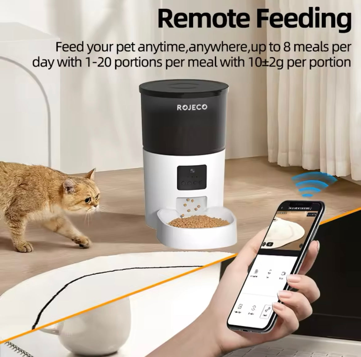 Food Dispenser With WiFi Control