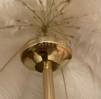 Feathers table lamp