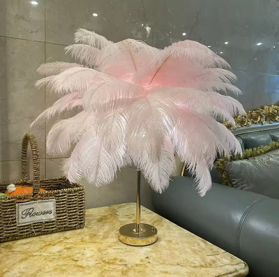 Feathers table lamp