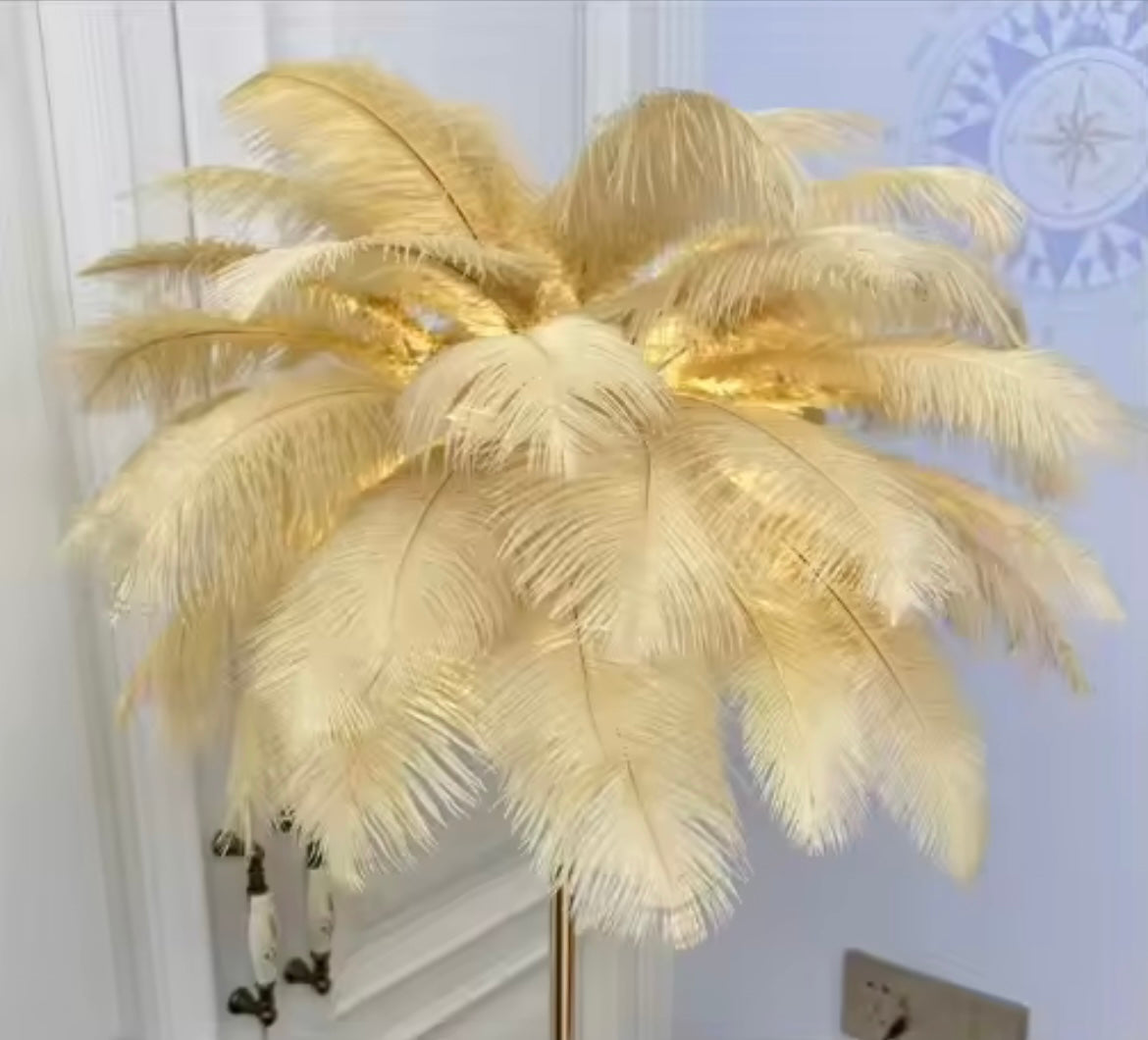 Feathers table lamp