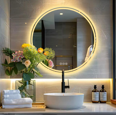 Wall hanging decorative mirror With Led Lights