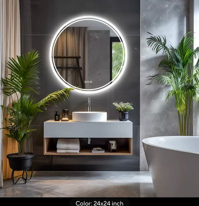 Wall hanging decorative mirror With Led Lights