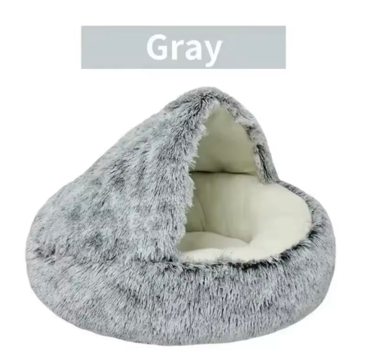 Round Cat Cushion Semi Enclosed Pet Sleep Bag