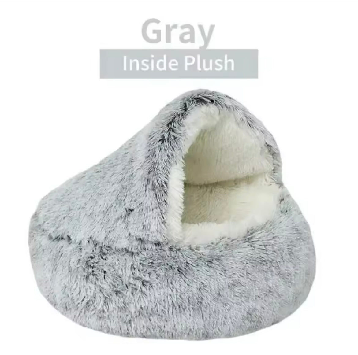 Round Cat Cushion Semi Enclosed Pet Sleep Bag